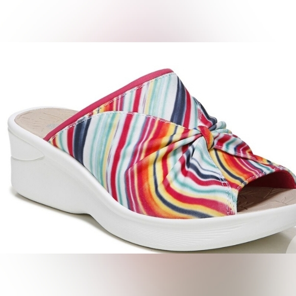 🎀Clearance🎀 NIB Bzees Sunburst slide sandal Wedge platform super comfortable! - Picture 4 of 9